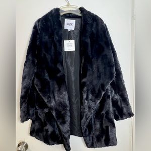 Jack by BB Dakota Faux fur black  Size M